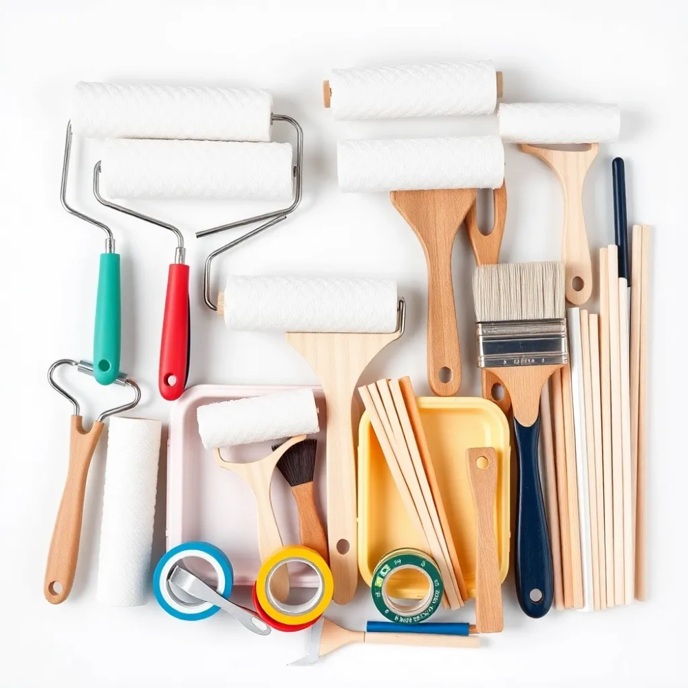 Narzędzia do malowania ścian i sufitów