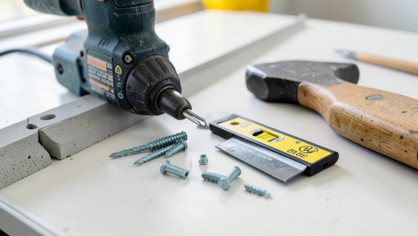 Narzędzia do montażu listwy dylatacyjnej