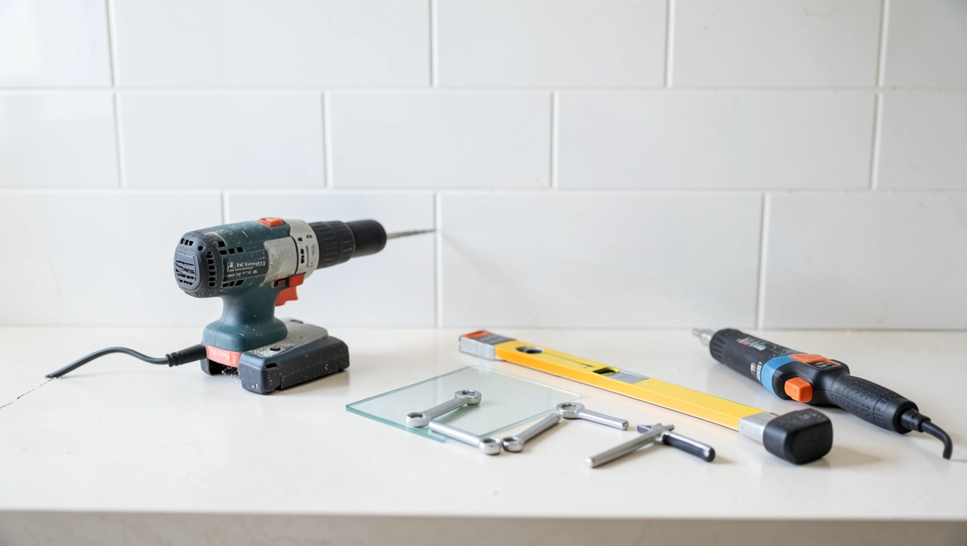 Narzędzia do montażu Mexen ścianki walk-in