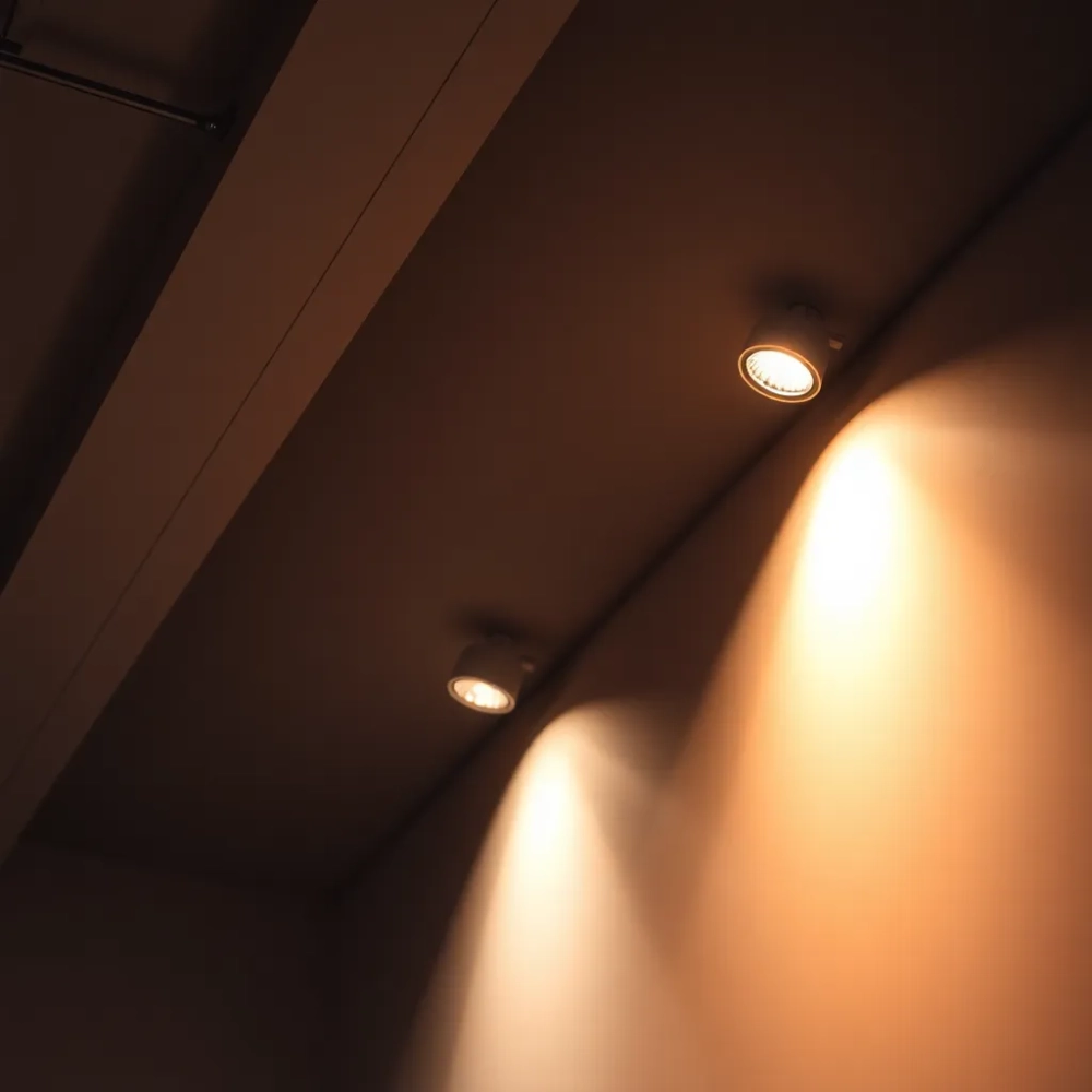 Nowoczesne halogeny sufitowe