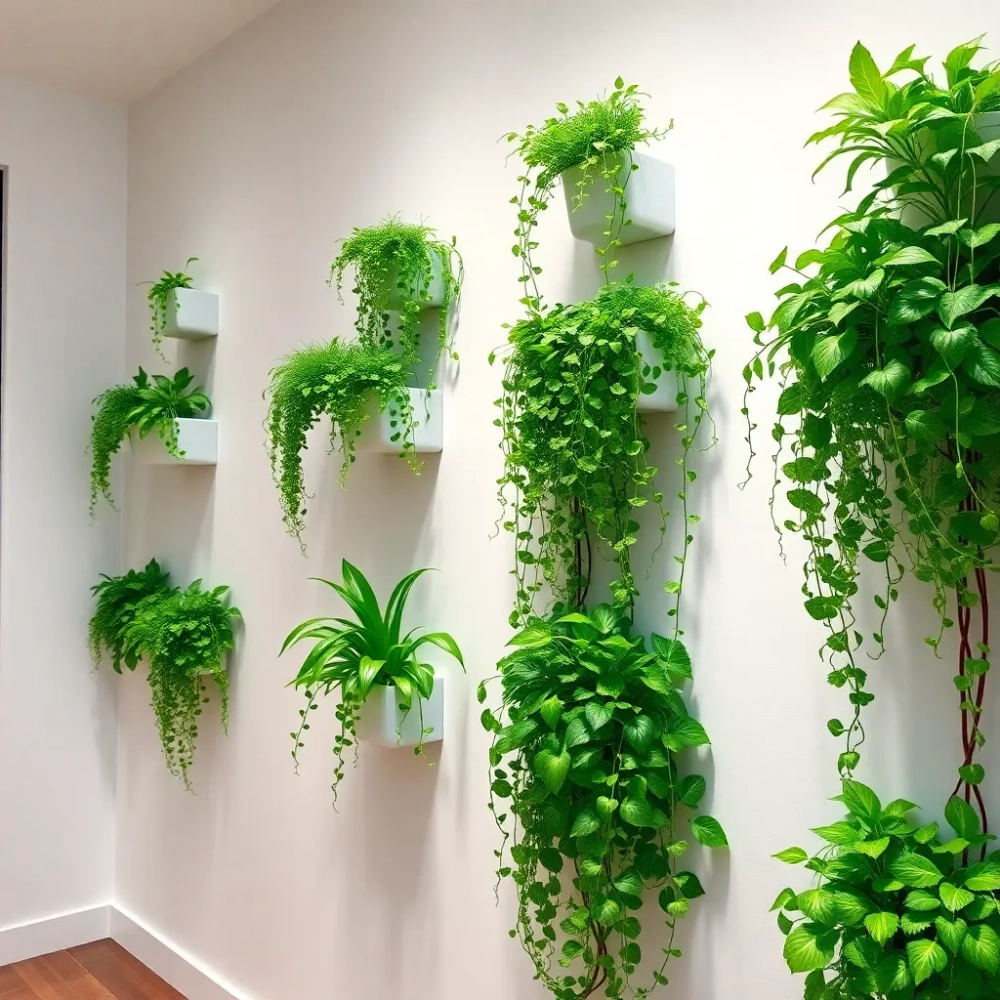 Nowoczesne kwietniki na ścianę