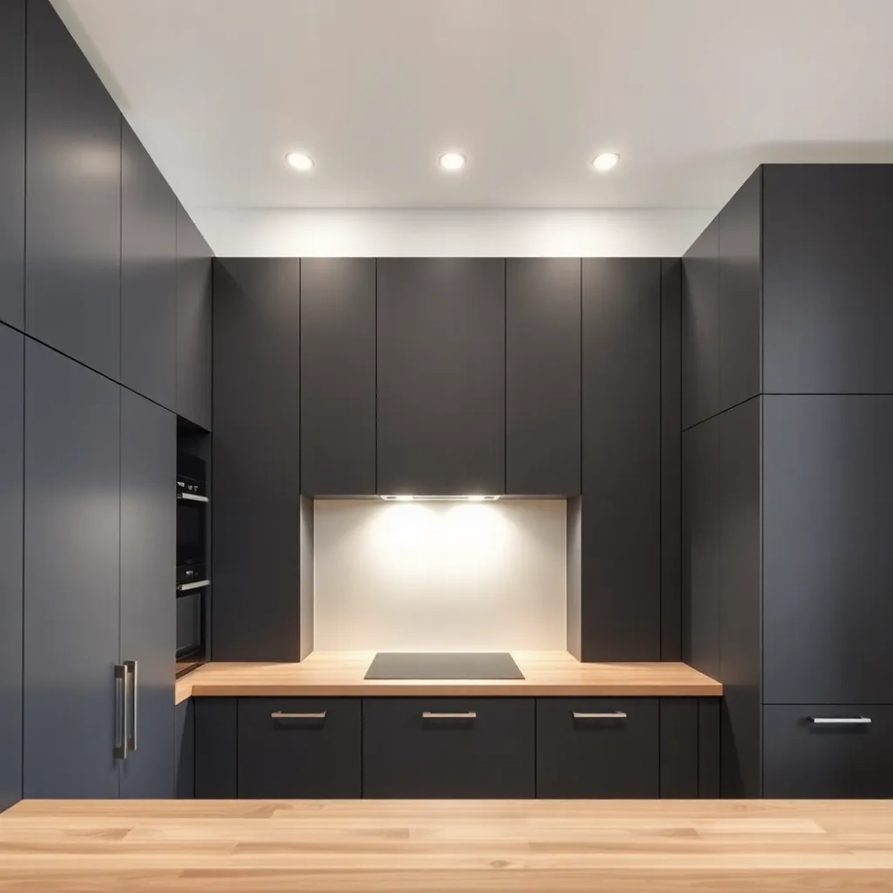 Nowoczesne meble kuchenne do sufitu