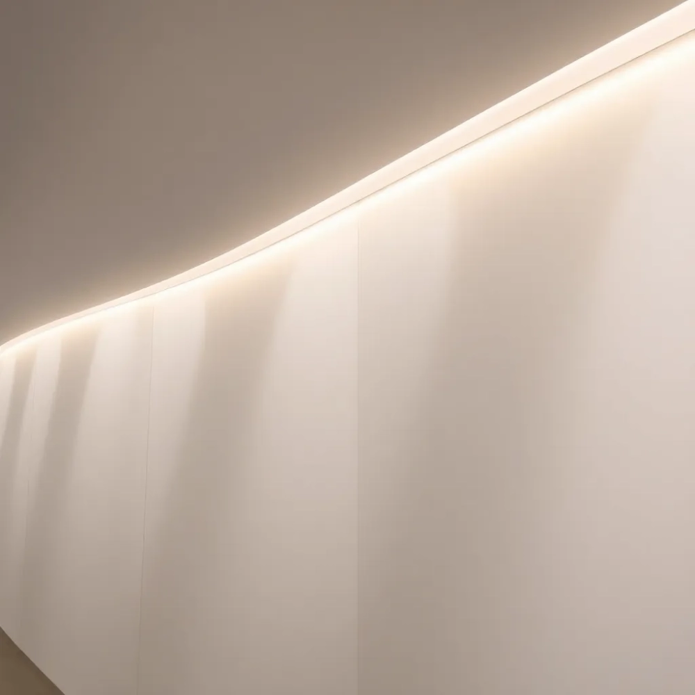 Nowoczesne podświetlenie ściany