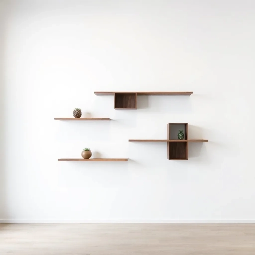 Nowoczesne półki na ścianę