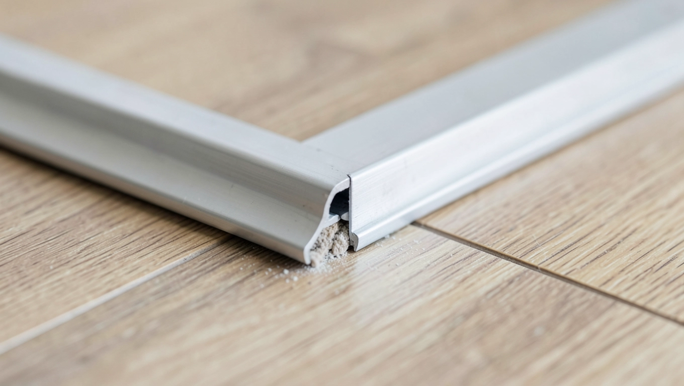 Ochrona krawędzi podłogi listwą progową