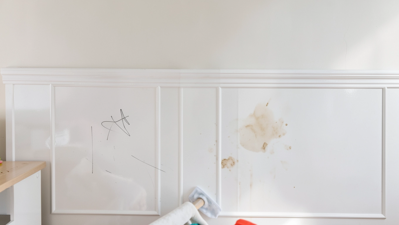 Ochrona ścian lamperią samoprzylepną