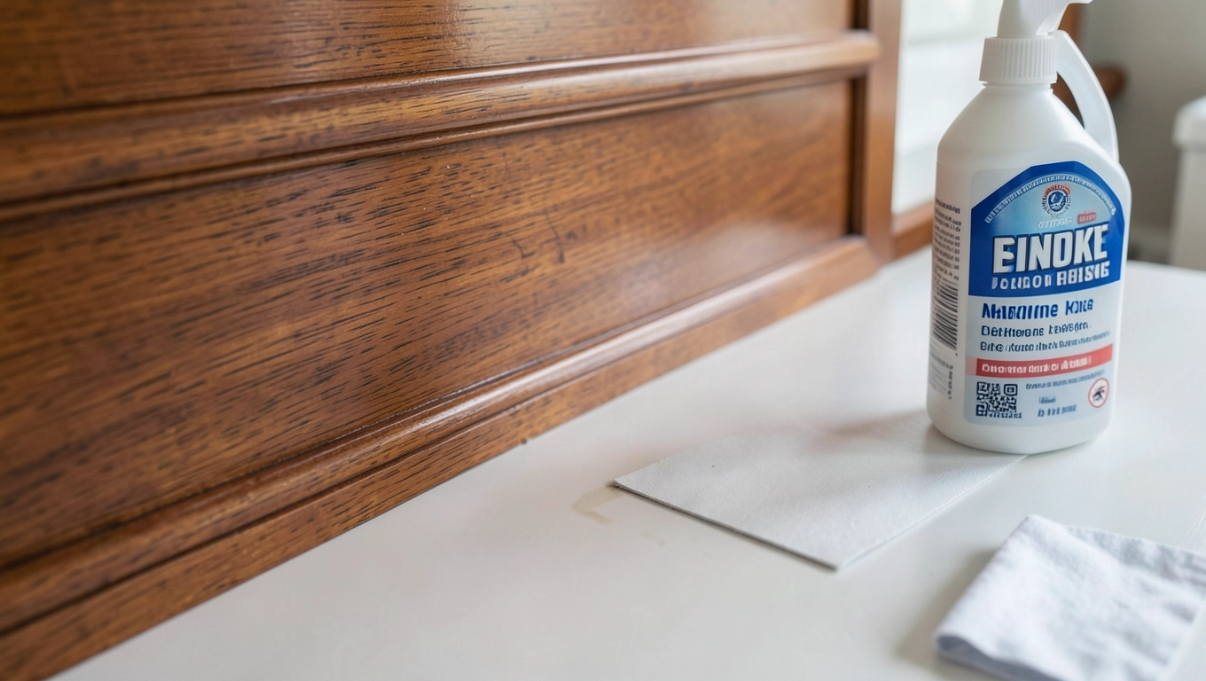 Odtłuszczanie i matowienie boazerii lakierowanej