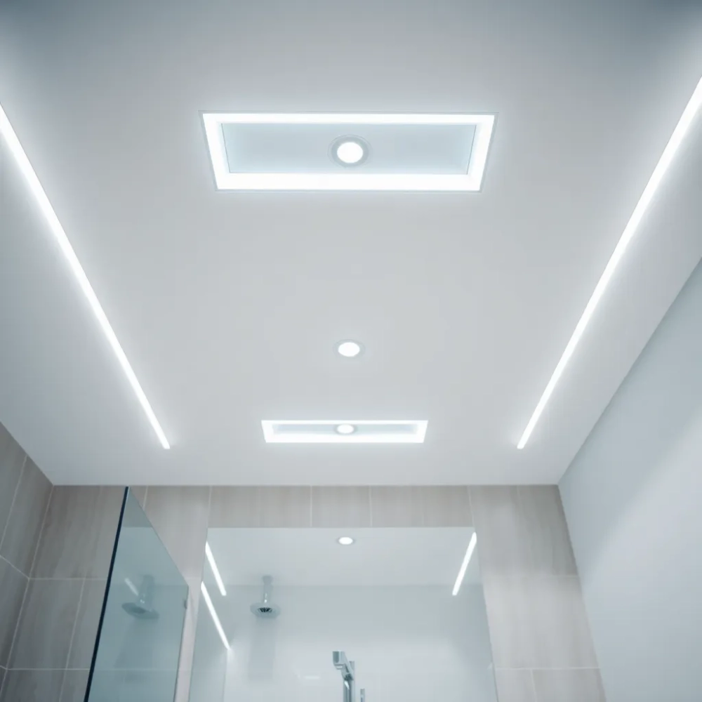 Oświetlenie LED do łazienki sufitowe