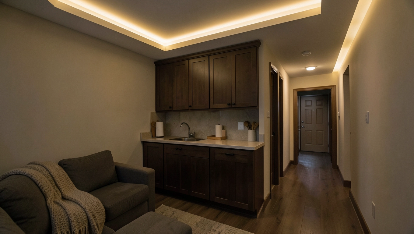 oświetlenie listwowe sufitowe