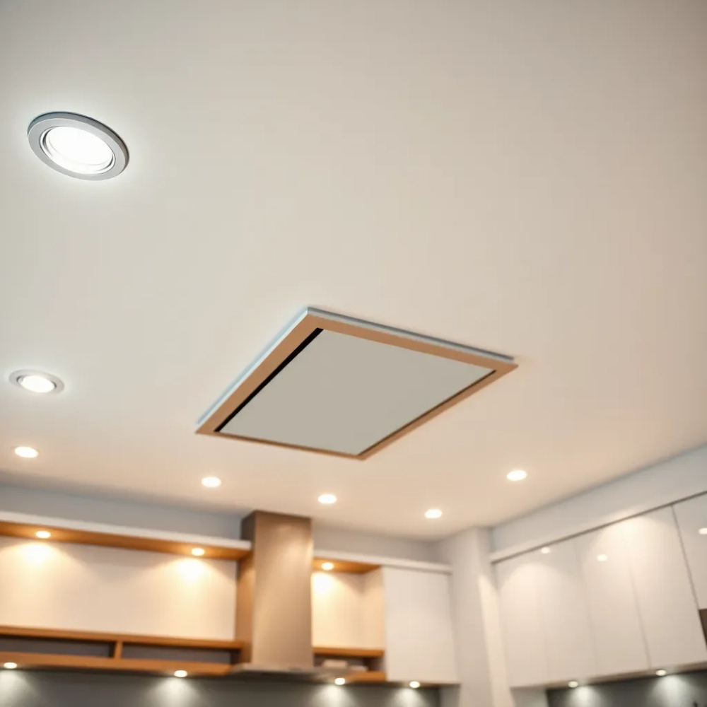 Oświetlenie w kuchni sufitowe