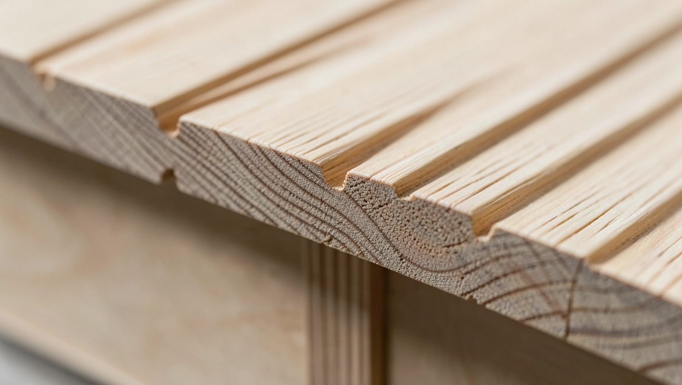 Ozdobne frezy w boazerii elewacyjnej