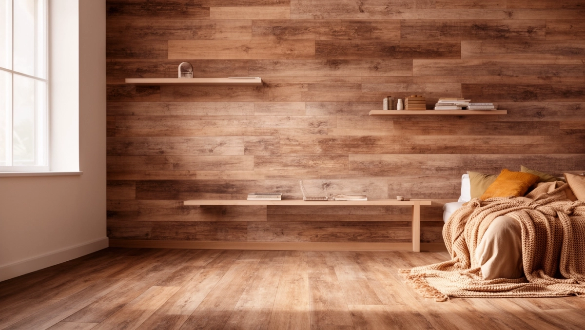 Panele podłogowe na ścianę
