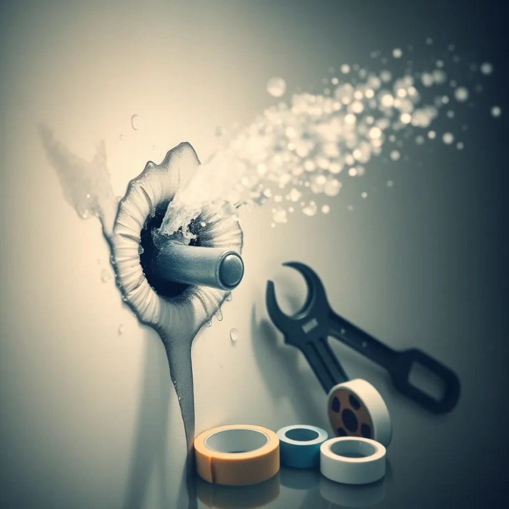 Pękniętą rura w ścianie jak naprawić