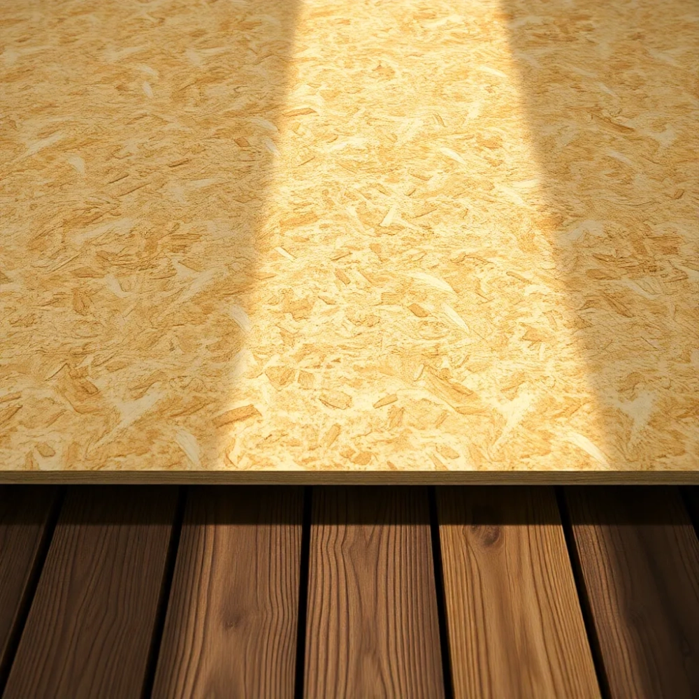 Plyta OSB na deskach