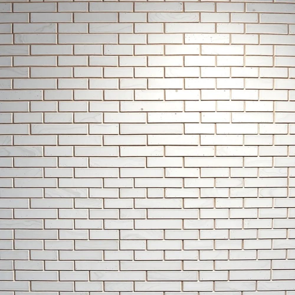 płytki w jodełkę na ścianie