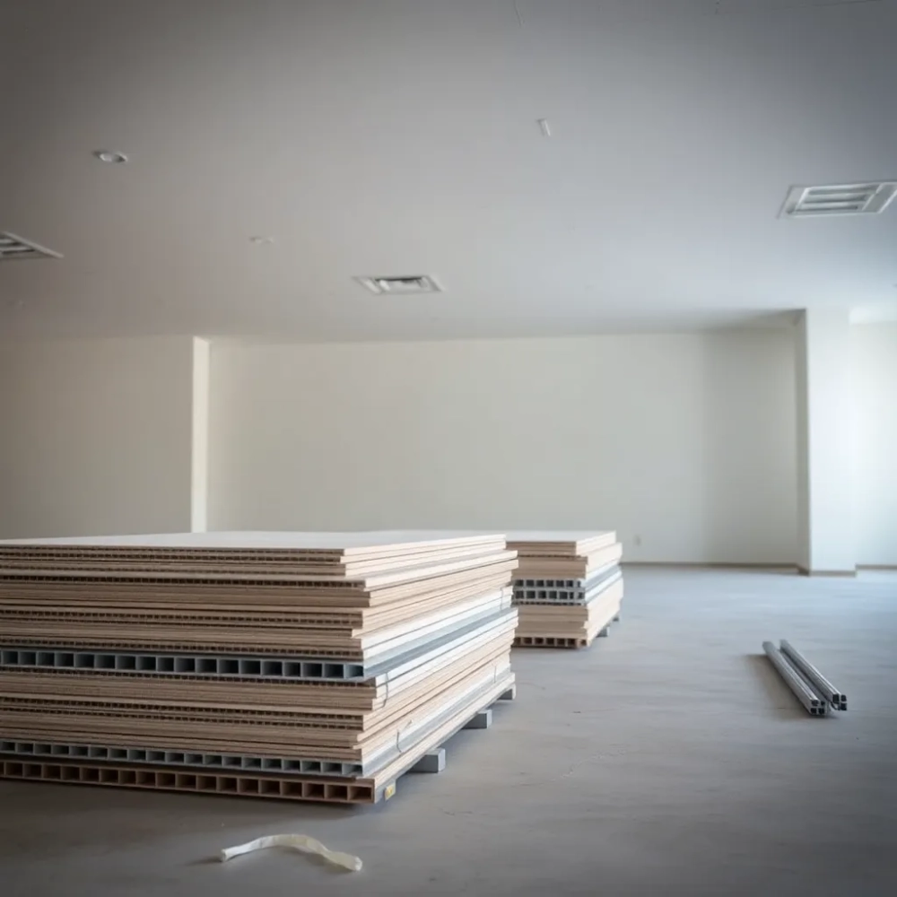 Podwieszany sufit cena za m2 z materiałem