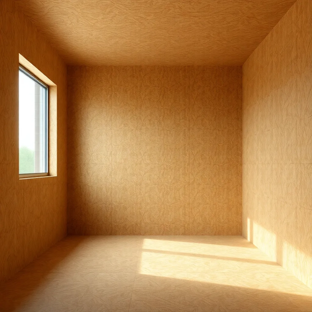 Pomieszczenie z płyt OSB