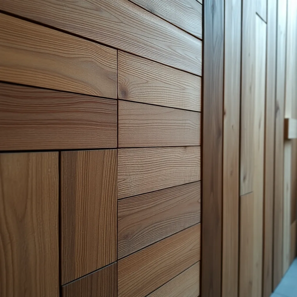 Pomysł na drewno na ścianie