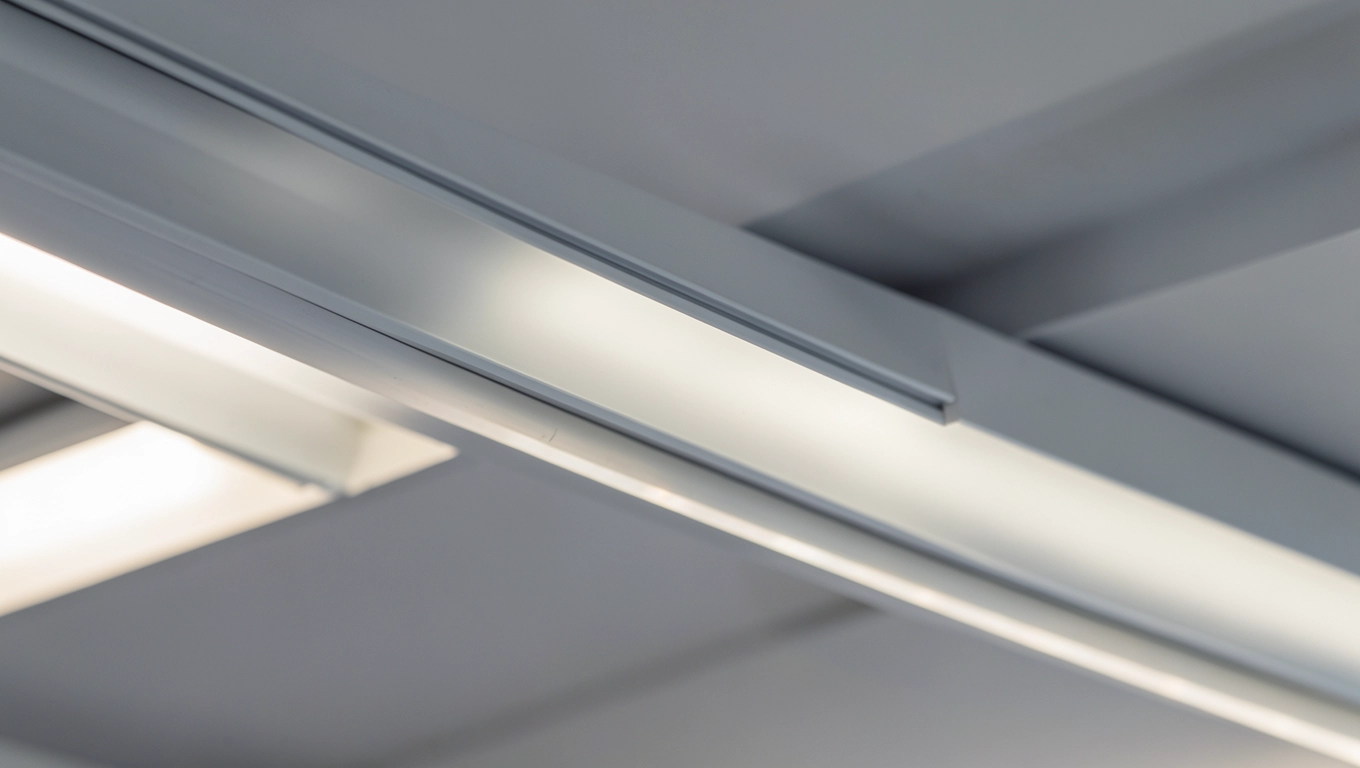 Profile aluminiowe do listew LED w suficie