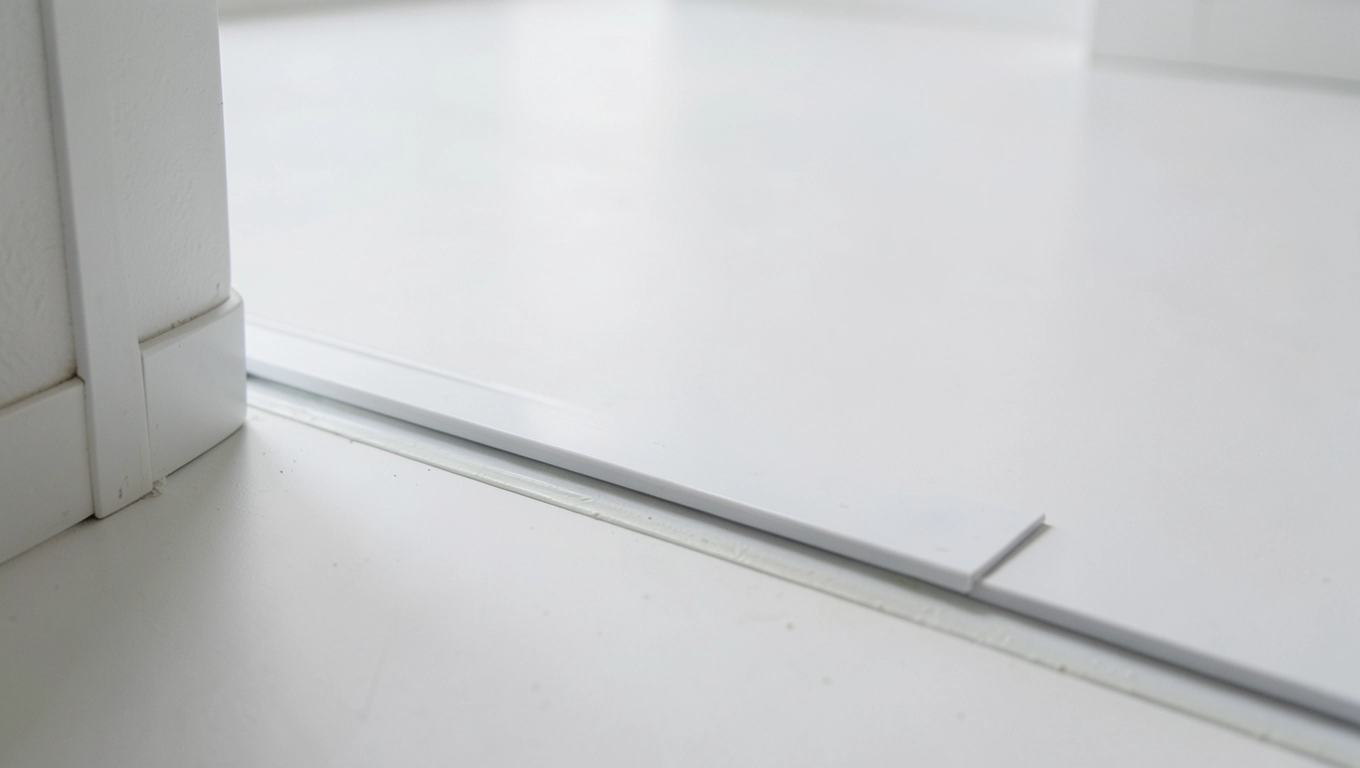 Przygotowanie podłoża pod kołki plastikowe do listwy progowej