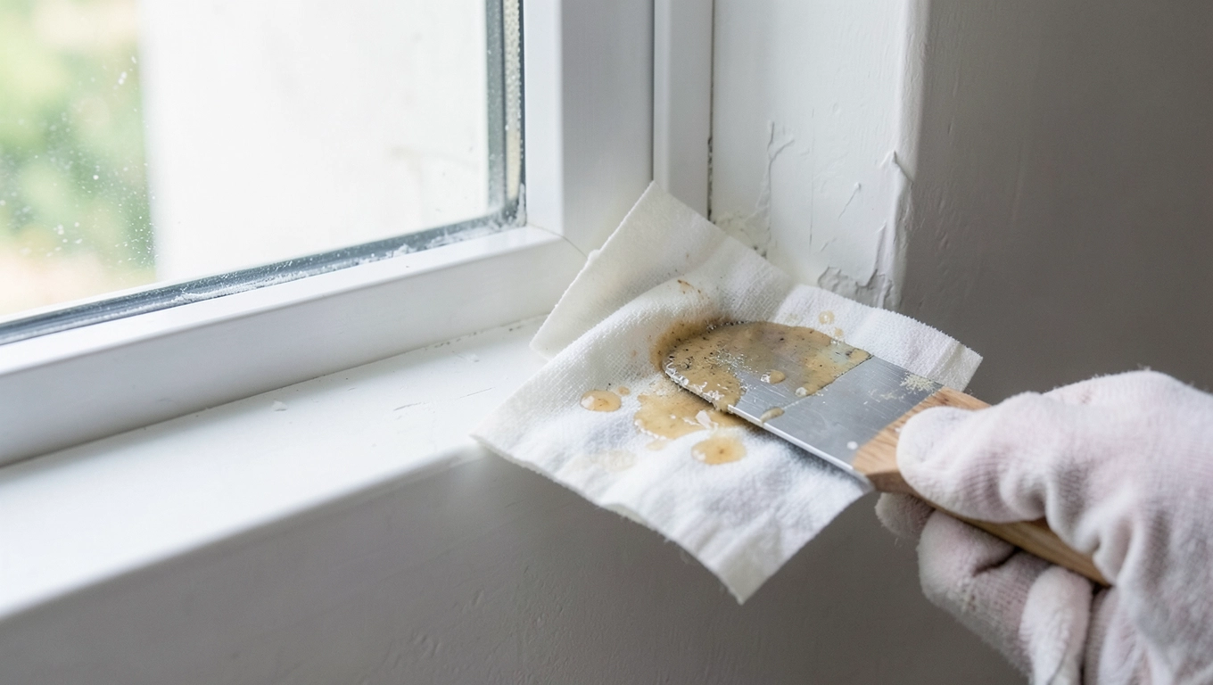 Przygotowanie powierzchni pod listwę bez siatki