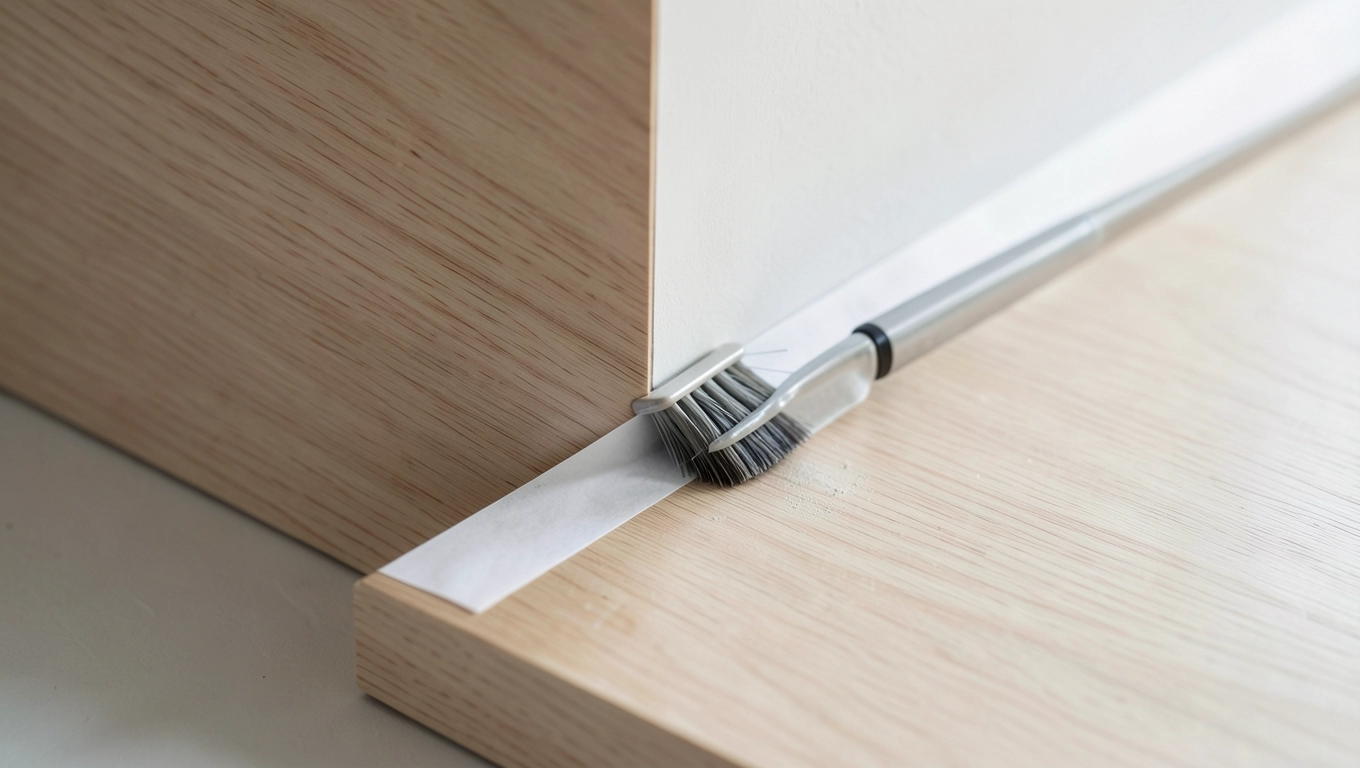 Przygotowanie powierzchni pod listwy progowe Artens