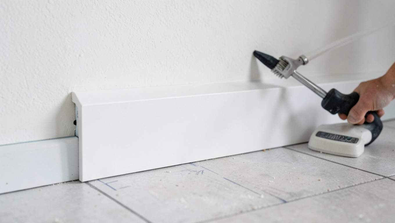 Przygotowanie ścian pod listwy