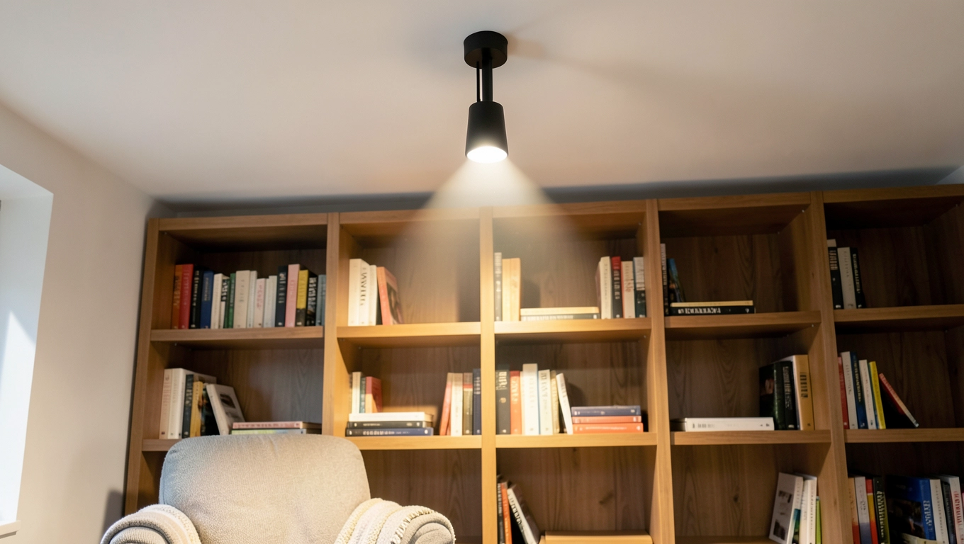 regulowana listwa sufitowa z ramieniem