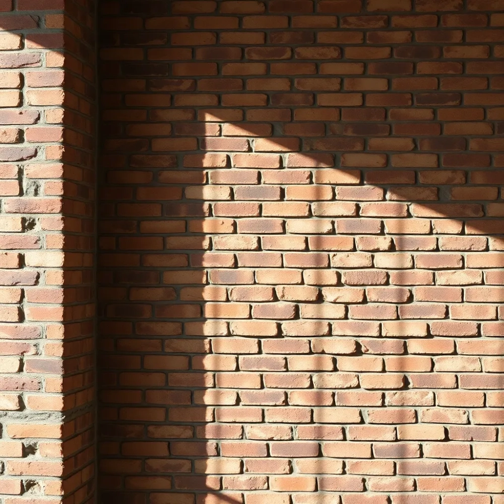 Ściana z cegły aranżacje