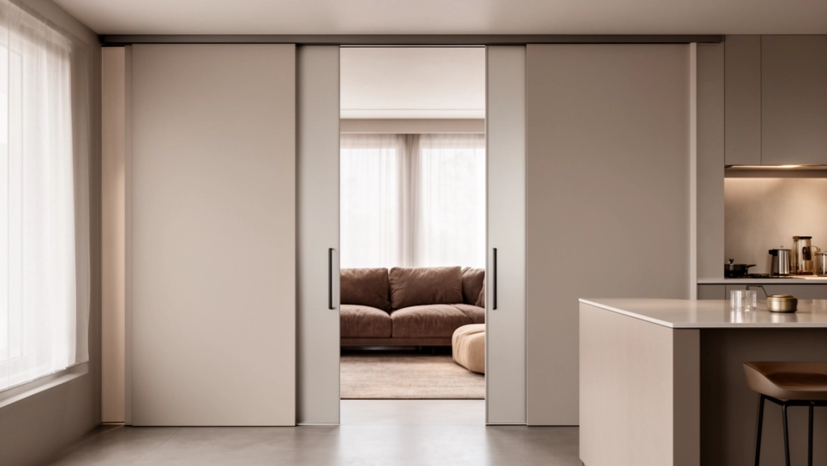 ścianka dzialowa z drzwiami