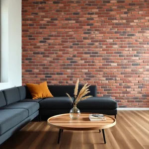 Aranżacje z ceglaną ścianą