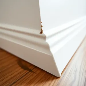 Białe listwy przypodłogowe czy się brudzą