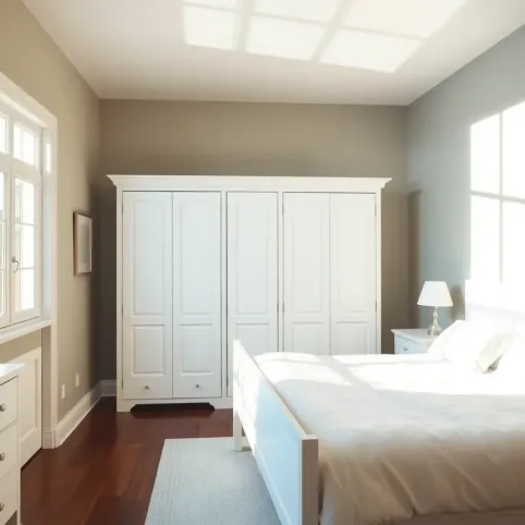 Białe meble w sypialni jaki kolor ścian