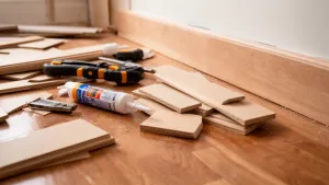 cena położenia listwy przypodłogowej