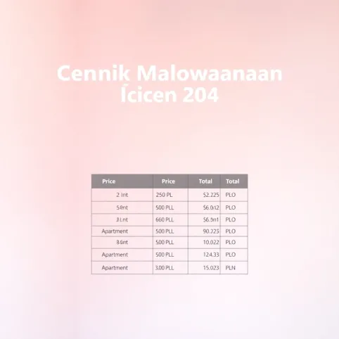 Cennik Malowania Ścian 2024