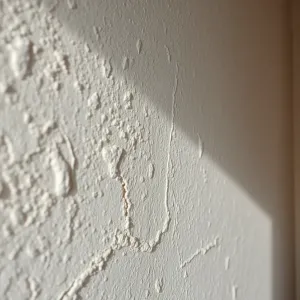 chropowate ściany  jak malować