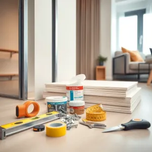 Co jest potrzebne do postawienia ścianki działowej