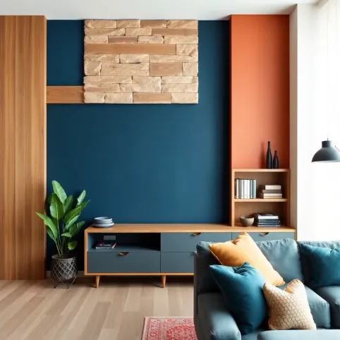 Co jest teraz modne na ścianę w salonie