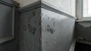 co na lamperie na klatce schodowej