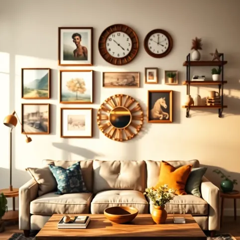 Co na ścianę przy stole w salonie