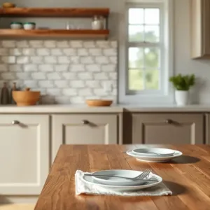 Co na ścianę w kuchni przy stole