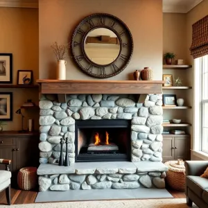 Co na ścianę za kominkiem