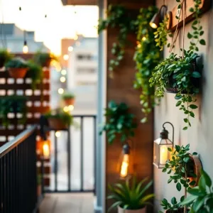 Co na ściany na balkonie