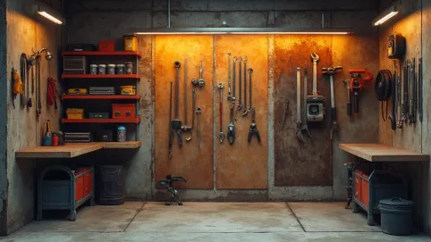 co na ściany w garażu