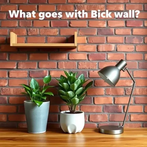 Co pasuje do ceglanej ściany