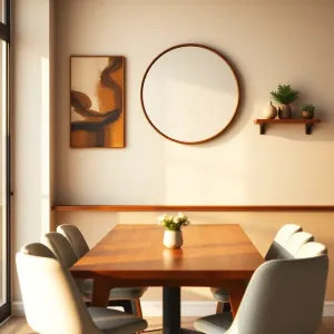 Co powiesić na ścianie nad stołem