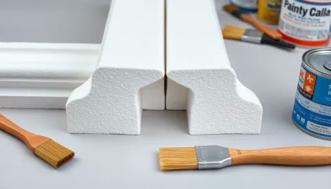 Czy listwy styropianowe trzeba malować