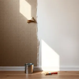 Czy ścianę po tapecie można malować