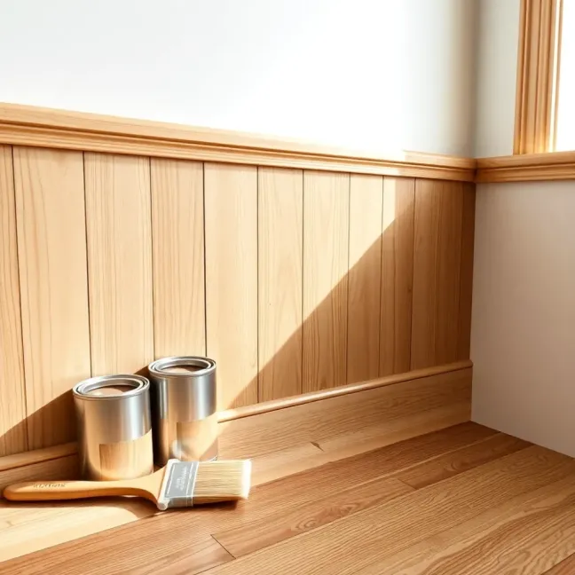 Czym pomalować boazerię aby zachować strukturę drewna