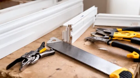 czym przycinać listwy przypodłogowe pvc